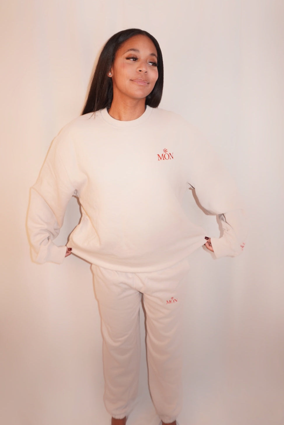 MON-mas Oversized Heavyweight Sweatpants – Still Sleighing Up