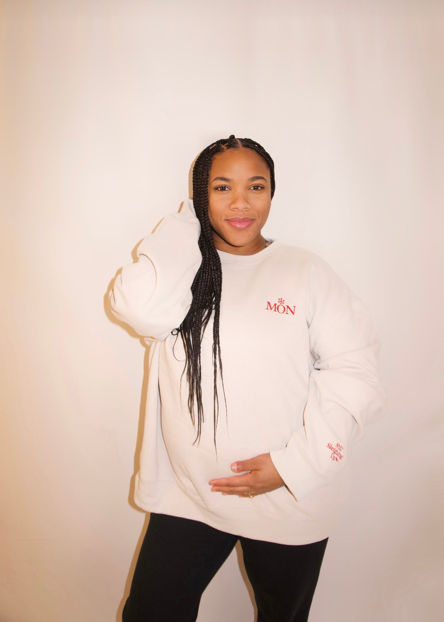 MON-mas Oversized Heavyweight - Still Sleighing Up on Sleeve