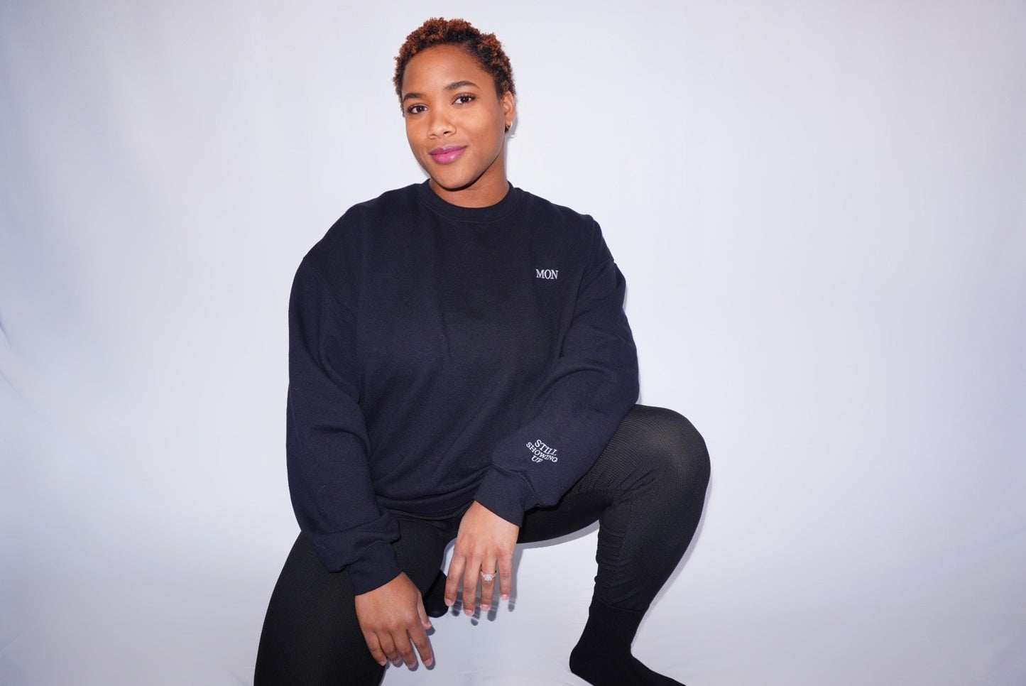 "Still Showing Up" Crewneck (Unisex)